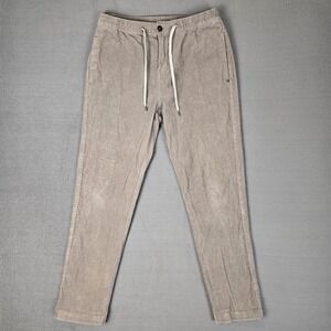 Vuori Optimist Corduroy Pants Mens Large 32x30 Brown Drawstring V440